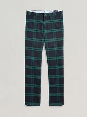 Ralph Lauren Stretch Slim Fit Tartan, 34 W x 32 L